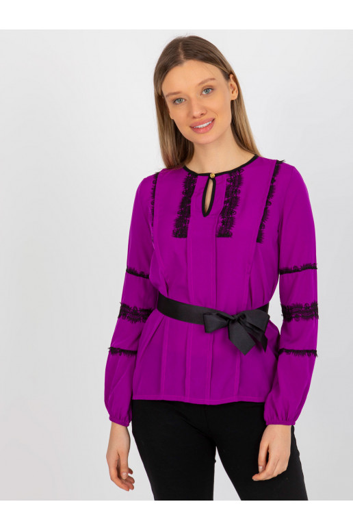 Violeta sieviešu svinīga blūze ar...