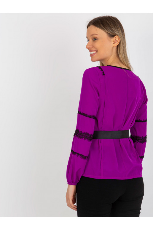 Violeta sieviešu svinīga blūze ar...