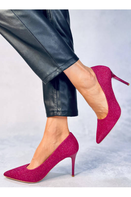 Augstpapēžu apavi MAINERI rozā krāsas ROES
