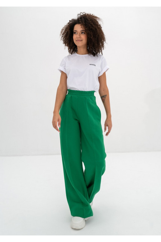 Costa - Kelly green wide sweatpants