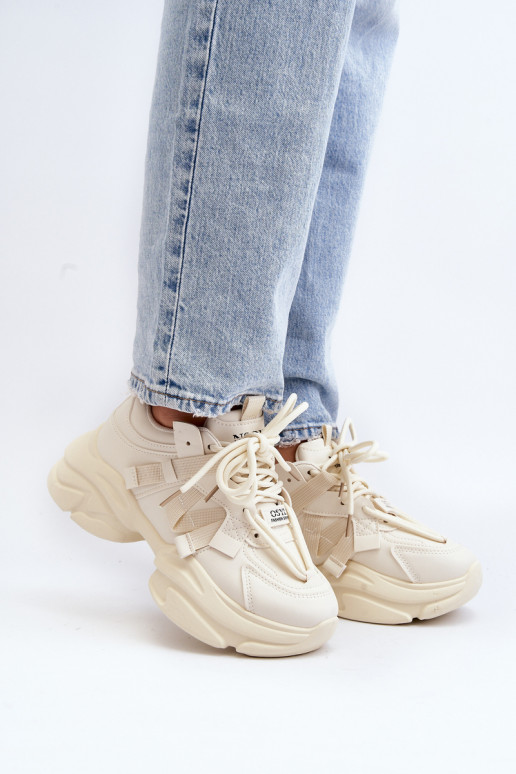 Sneakers modeļa apavi    smilšu krāsas Windamella