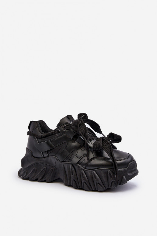 Sneakers modeļa apavi    melnas krāsas Ellerai