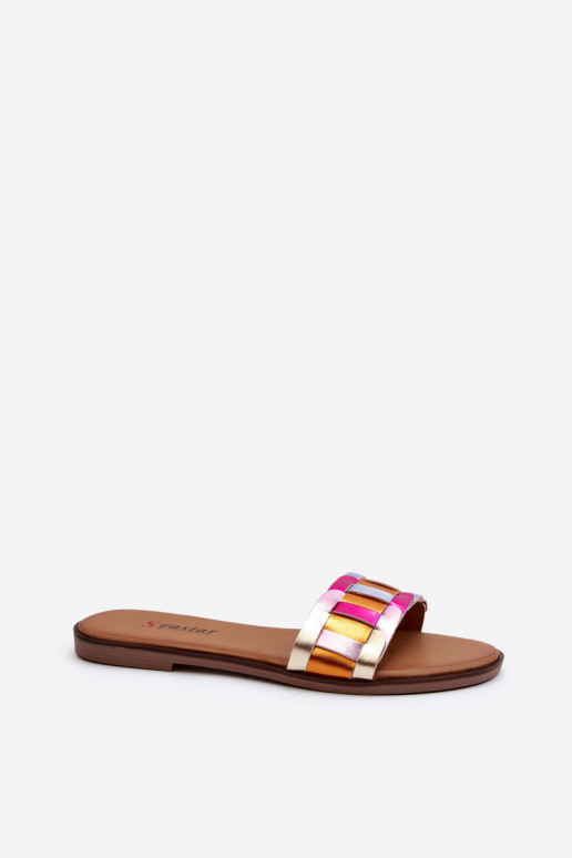   Klasiskā modeļa plakanas sandales Dažādu krāsu Namrita