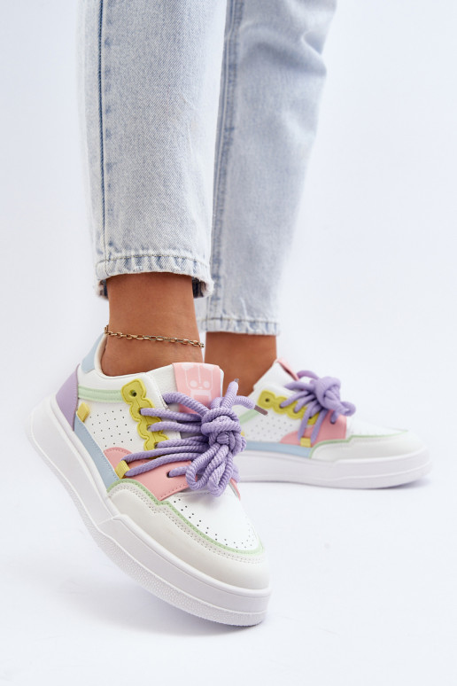   Sneakers modeļa apavi Eko   Dažādu krāsu Avanalis