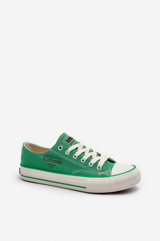 Sieviešu apavi Big Star NN274240 Zaļas krāsas