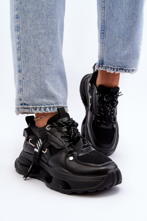 Sneakers modeļa apavi   GOE NN2N4040 melnas krāsas