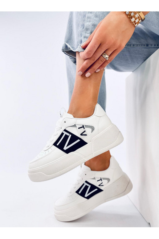 Sneakers modeļa apavi ar platformu STERRY WHITE BLACK