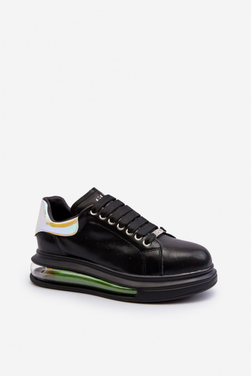 Sneakers modeļa apavi     GOE NN2N4030 melnas krāsas