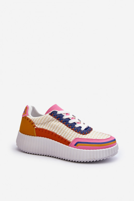 Sneakers modeļa apavi   ar platformu Dažādu krāsu Redala