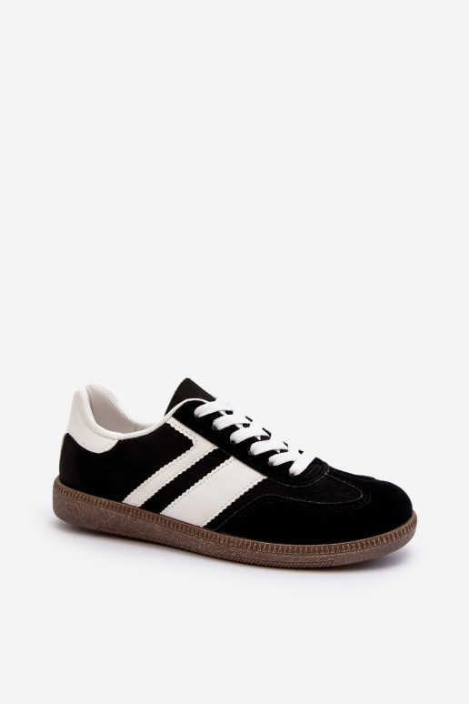  Sneakers modeļa apavi sporta apavi melnas krāsas Eudiopis
