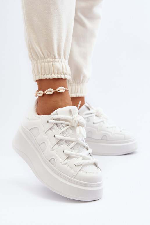   Sneakers modeļa apavi Z Grubym m baltas krāsas Vinali