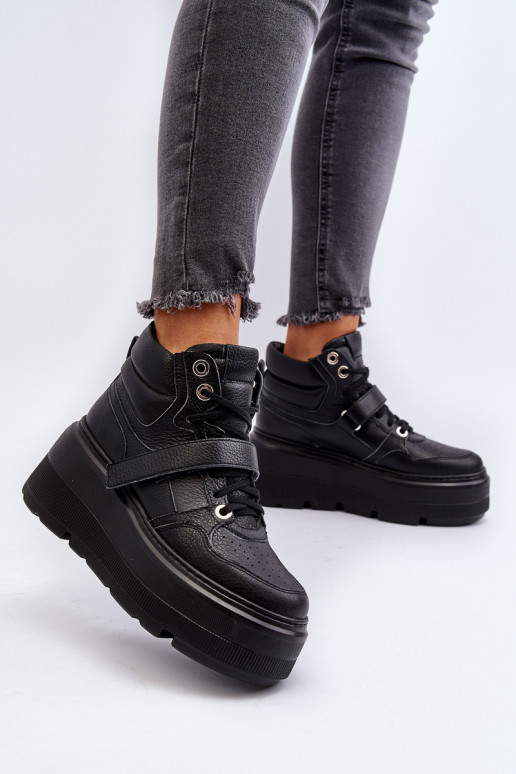 Zazoo 3450   Sneakers modeļa apavi   melnas krāsas