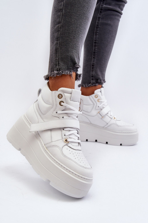 Zazoo 3450   Sneakers modeļa apavi   baltas krāsas