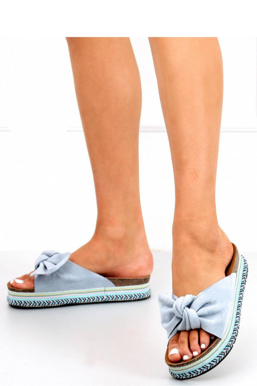 Čības zilā krāsā Inello