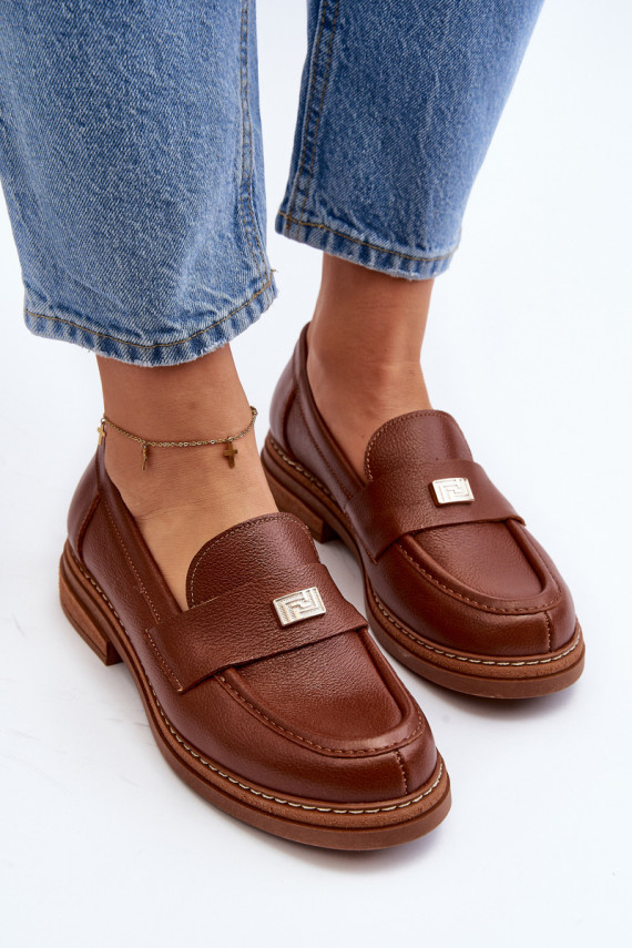 Zazoo 20165   sieviešu mokasīni brūnas krāsas