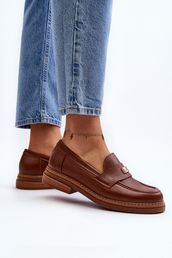 Zazoo 20165   sieviešu mokasīni brūnas krāsas