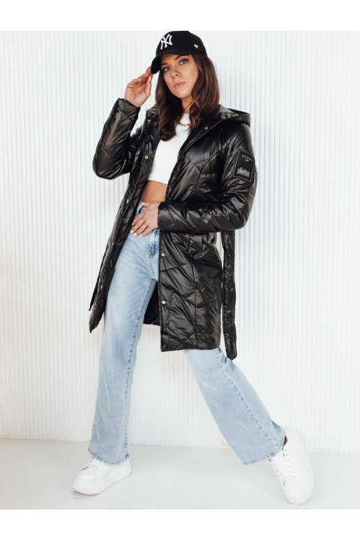 Sieviešu ziemas mētelis PAUL melns...