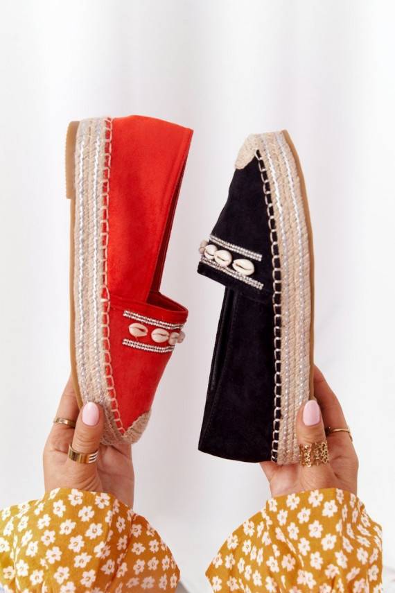 espadrilles ar platformu  Koraļļu krāsas Seashell