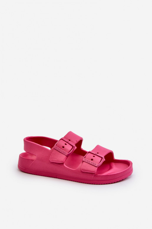 Čības Bērnu apavi  ar sprādzēm BIG STAR NN374545 rozā krāsas