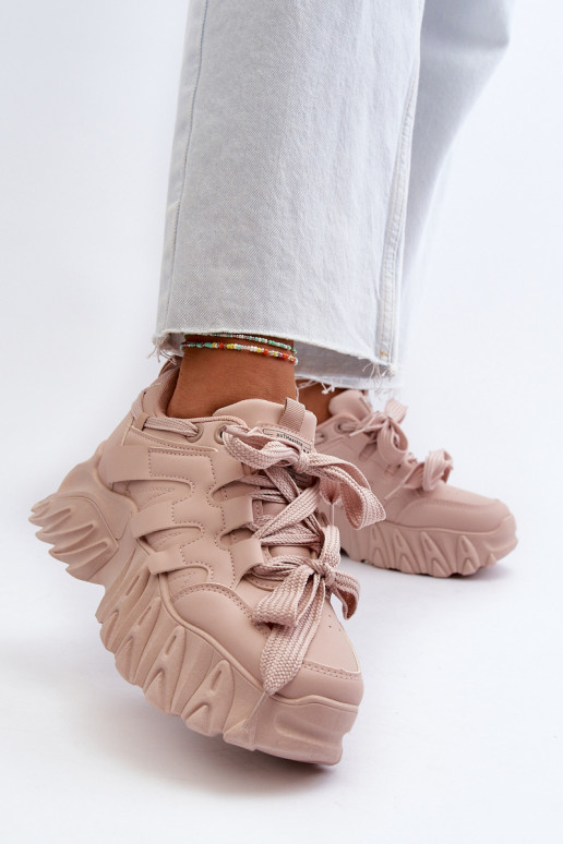 Sneakers modeļa apavi    Rozā krāsas Ellerai