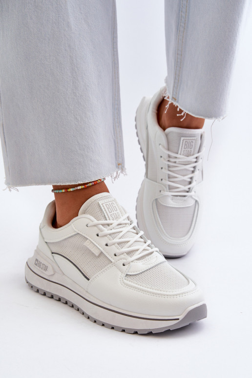 Sneakers modeļa apavi   Big Star NN274A089 baltas krāsas
