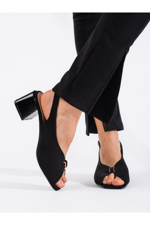 Eleganta stila kurpes uz papēža Melnas krāsas