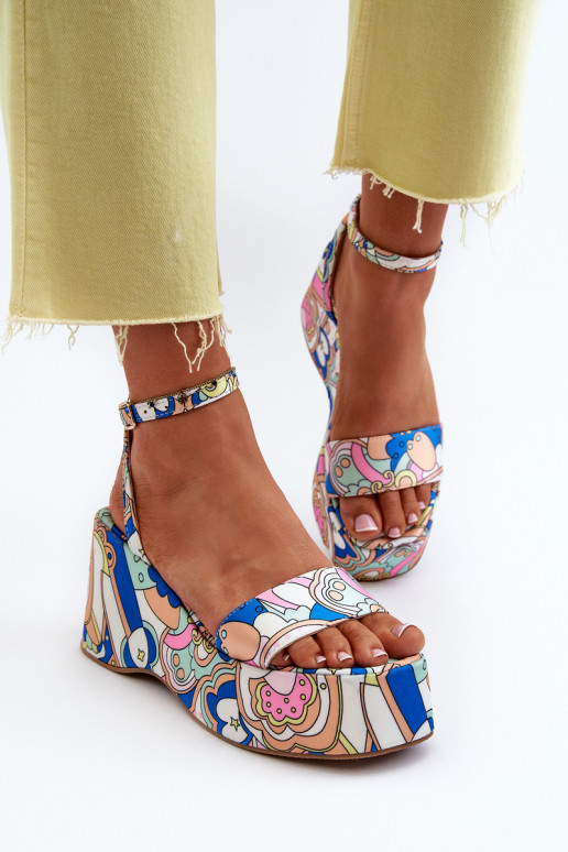  sandales ar platformu I Koturnie Dažādu krāsu Wiandia