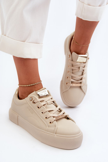 Sneakers modeļa apavi Big Star NN274210 smilšu krāsas