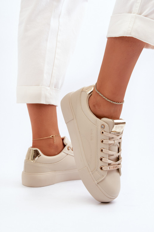   Sneakers modeļa apavi Big Star NN274210 smilšu krāsas