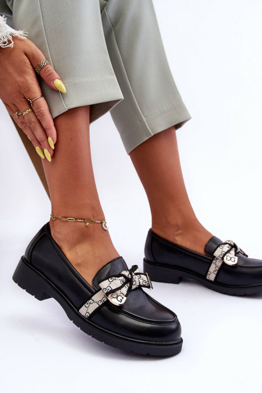     apavi Mokasīni melnas krāsas S.Barski HY330