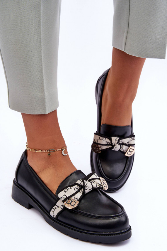     apavi Mokasīni melnas krāsas S.Barski HY330