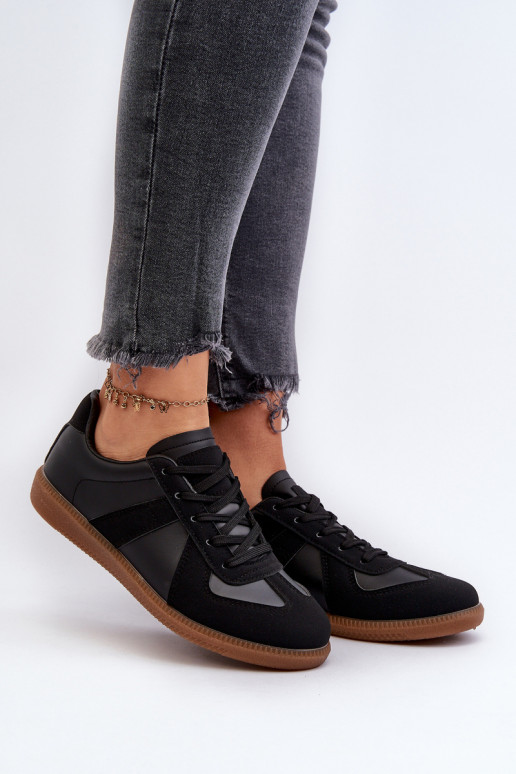  Sneakers modeļa apavi melnas krāsas Braidn