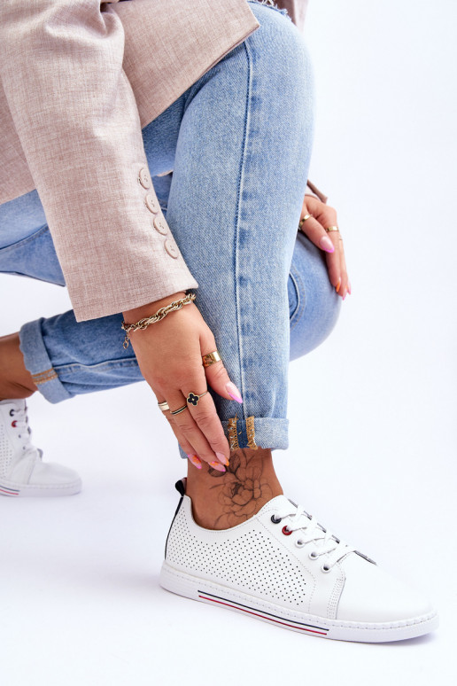      brīvā laika apavi baltas krāsas S.Barski LR952