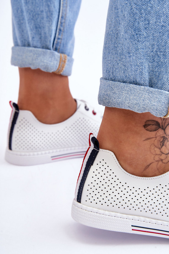      brīvā laika apavi baltas krāsas S.Barski LR952