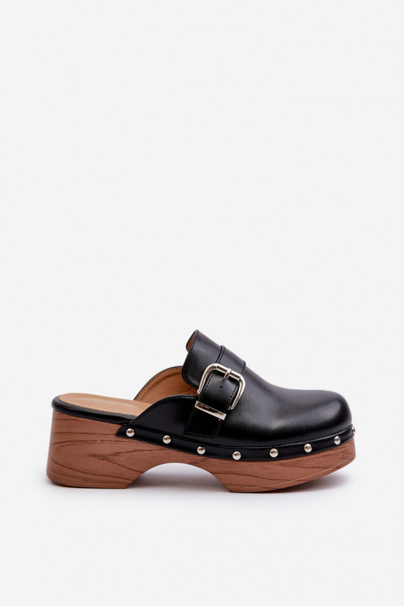   Čības  ar sprādzēm melnas krāsas Seprilla