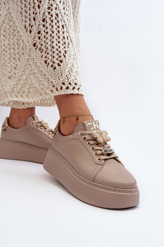     Sneakers modeļa apavi  CheBello 4292 smilšu krāsas