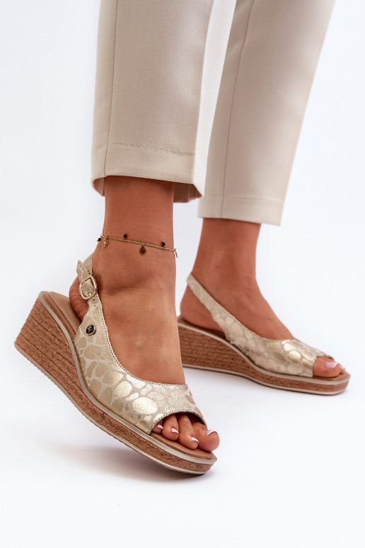   ar platformus basenes Sergio Leone SK301 Zelta krāsas