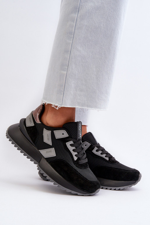 Sneakers modeļa apavi   Big Star NN274975 melnas krāsas