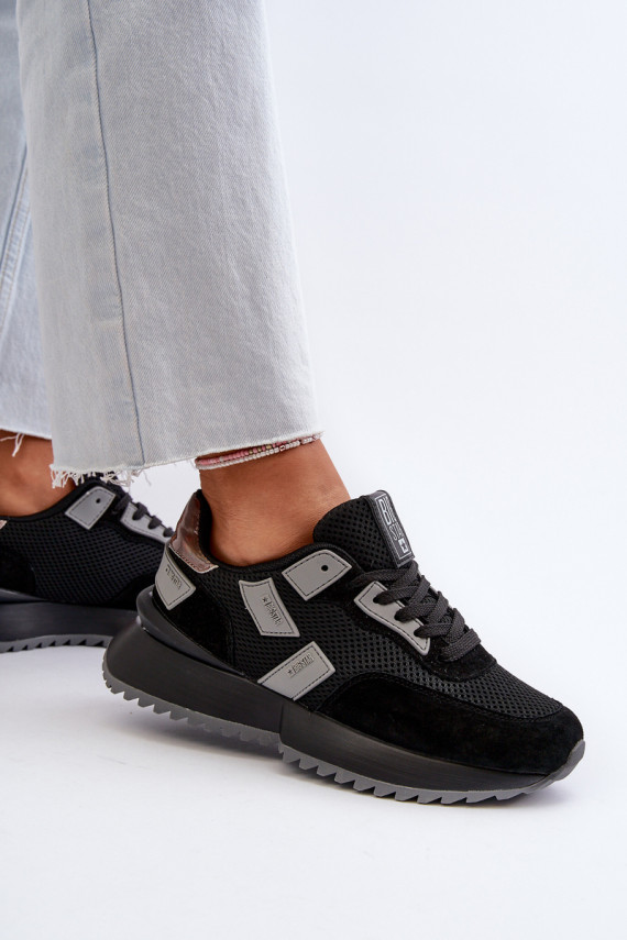 Sneakers modeļa apavi   Big Star NN274975 melnas krāsas