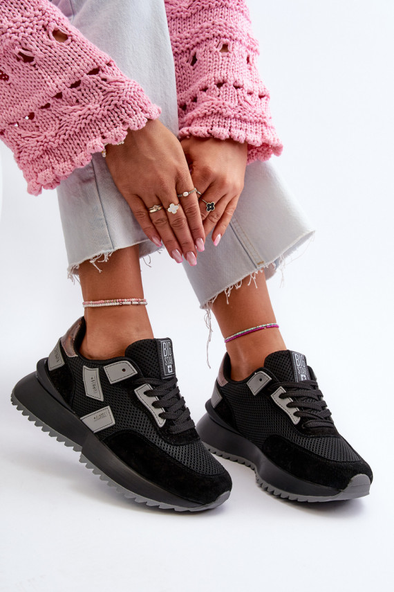 Sneakers modeļa apavi   Big Star NN274975 melnas krāsas