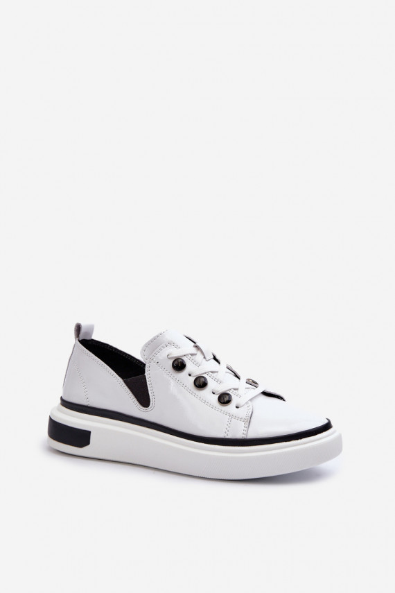 Laque Sneakers modeļa apavi baltas krāsas