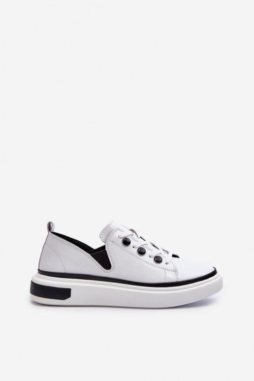 Laque Sneakers modeļa apavi baltas krāsas