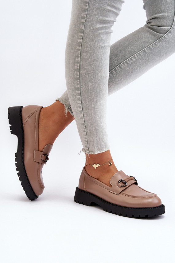   Mokasīni Eko   smilšu krāsas Ledda