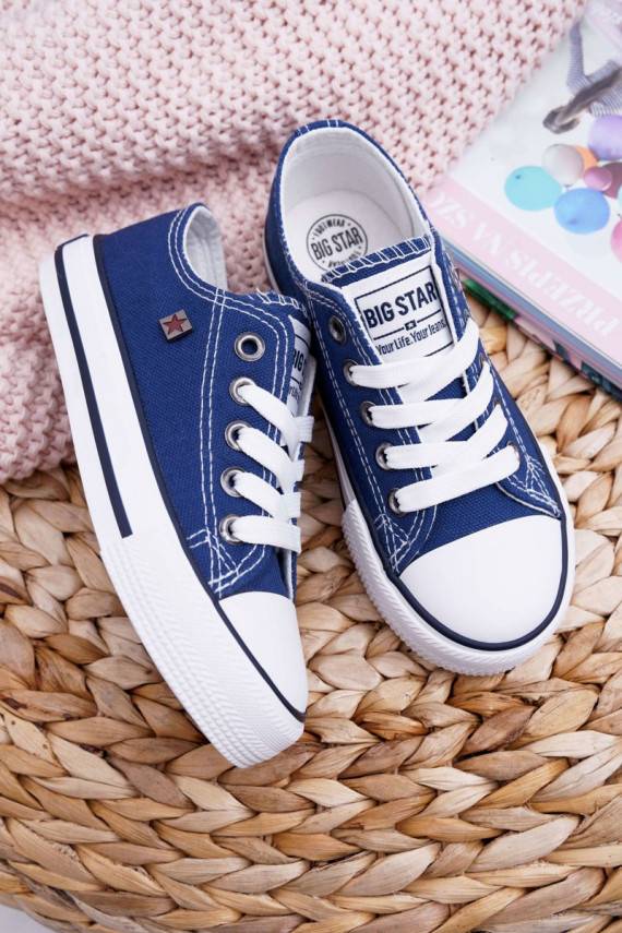 brīvā laika apavi Bērnu apavi Big Star FF374202 tumši zilas krāsas