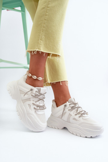 Sneakers modeļa apavi     m baltas krāsas Relissa 2