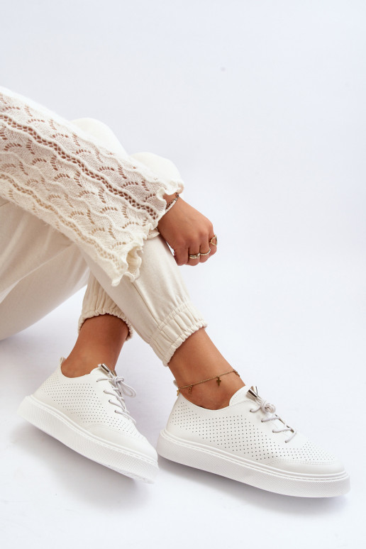  sieviešu puszābaki baltas krāsas Unassemia