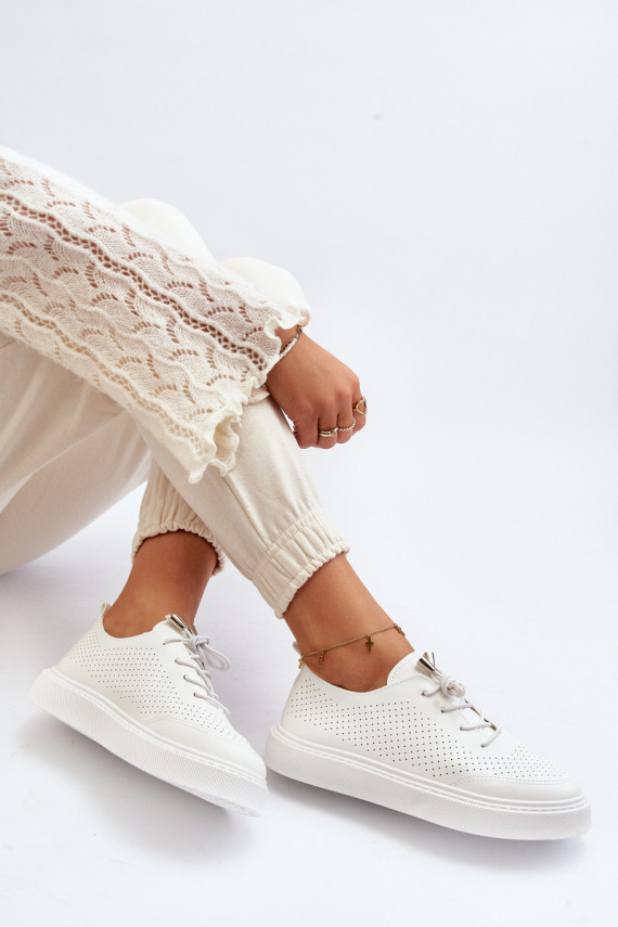  sieviešu puszābaki baltas krāsas Unassemia