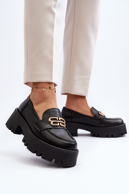 Zazoo 20164   Mokasīni  melnas krāsas