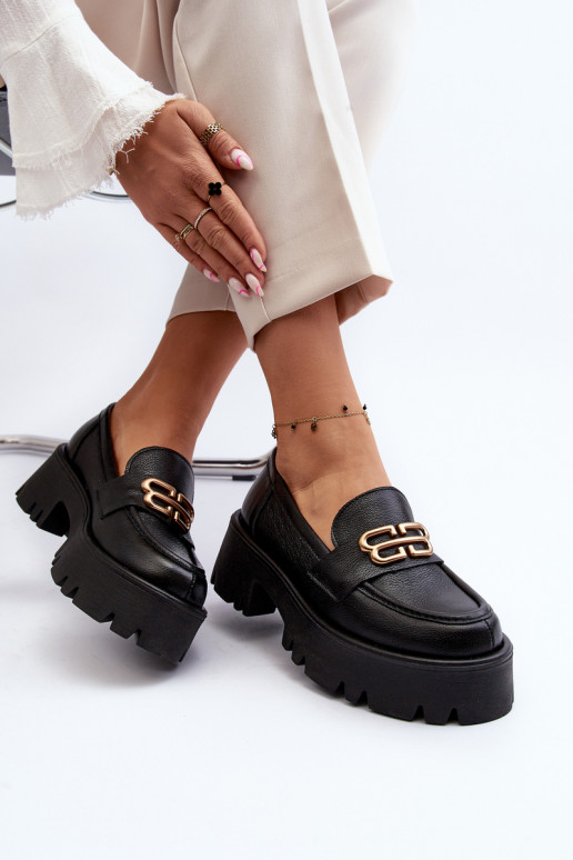 Zazoo 20164   Mokasīni  melnas krāsas