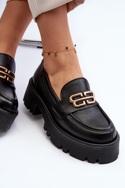 Zazoo 20164   Mokasīni  melnas krāsas